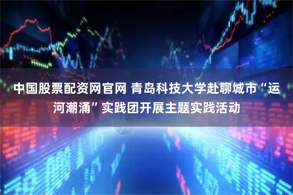 中国股票配资网官网 青岛科技大学赴聊城市“运河潮涌”实践团开展主题实践活动